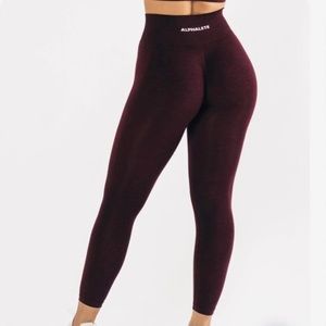Alphalete Maroon Leggings
